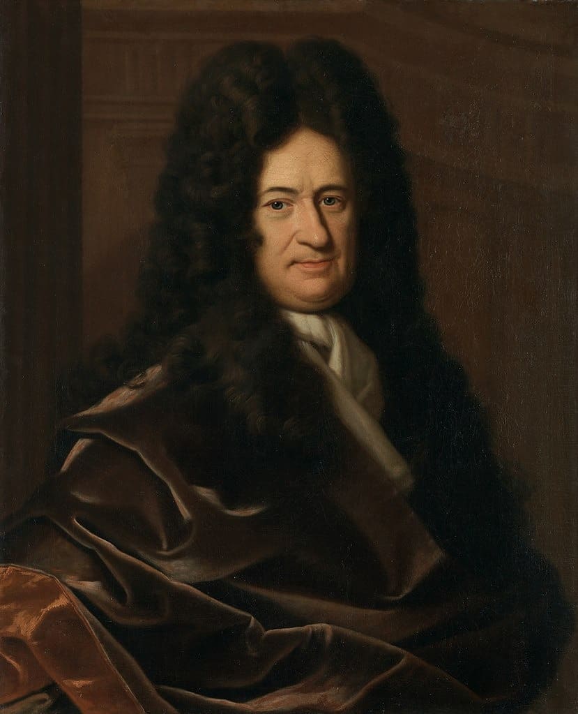 Porträt vom Gottfried Wilhelm Leibniz