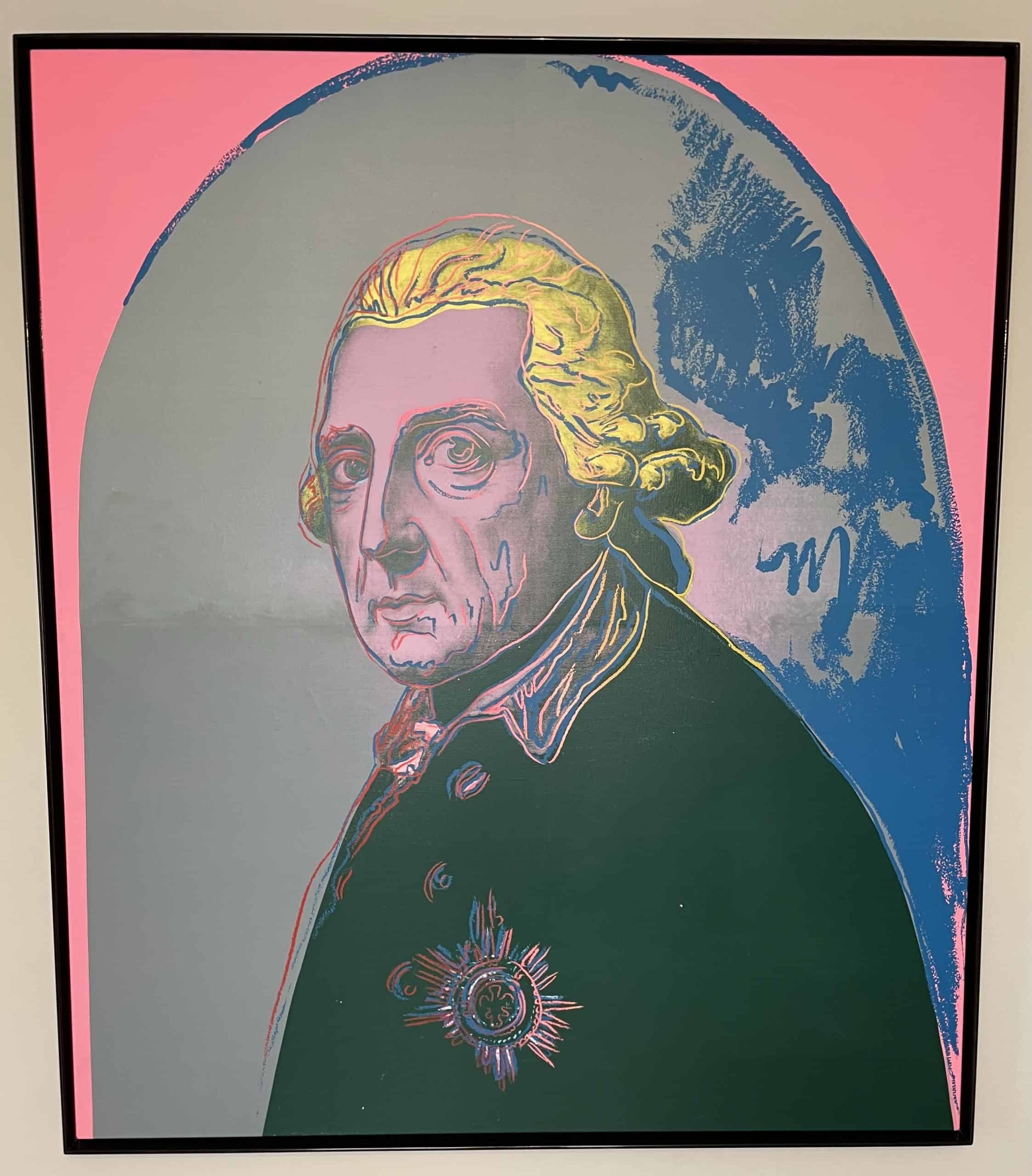 Friedrich der Große im Portrait von Warhole