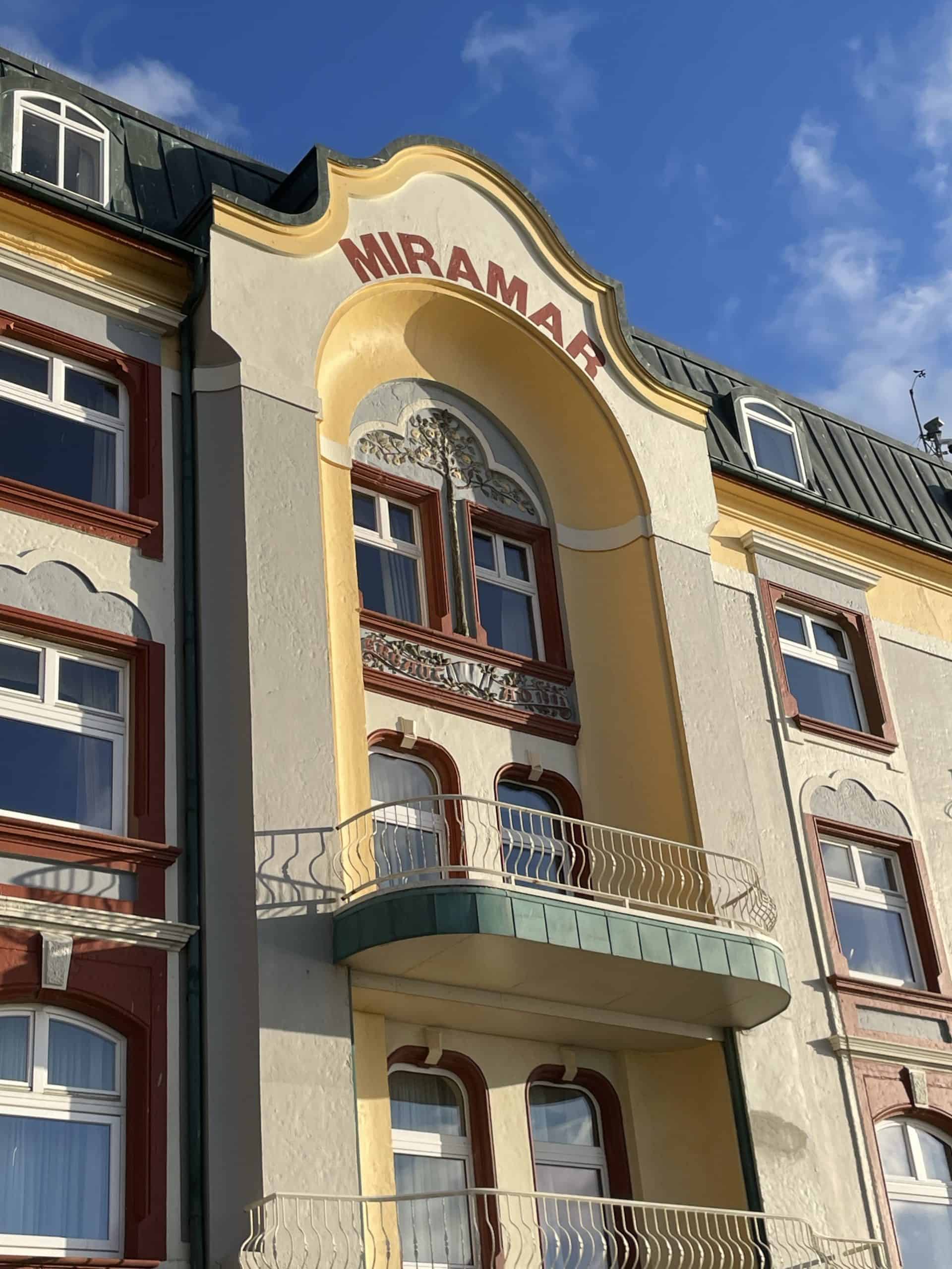 Front des Miramar Hotels in Westerland