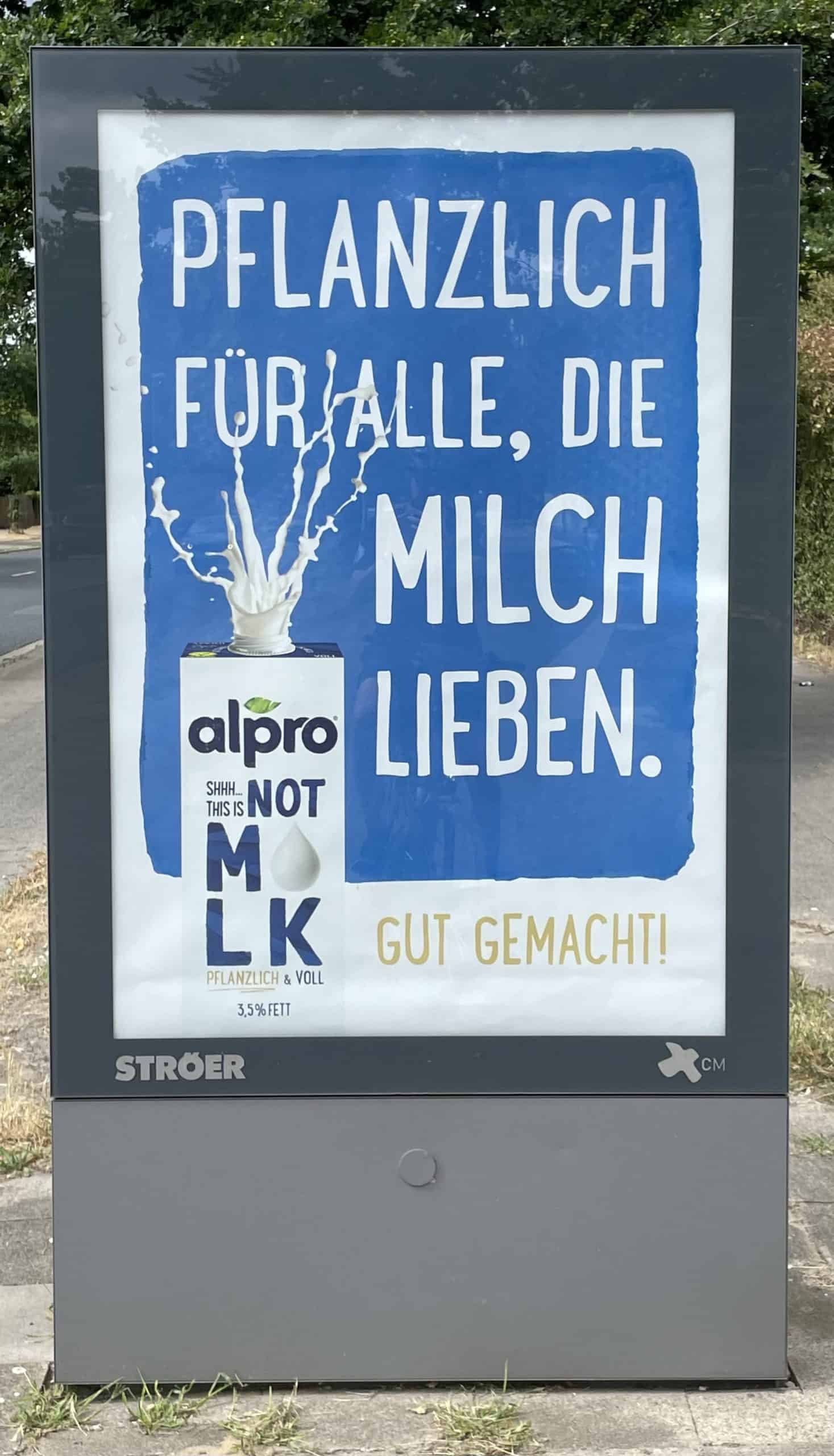 Alpro NMilk-Reklame