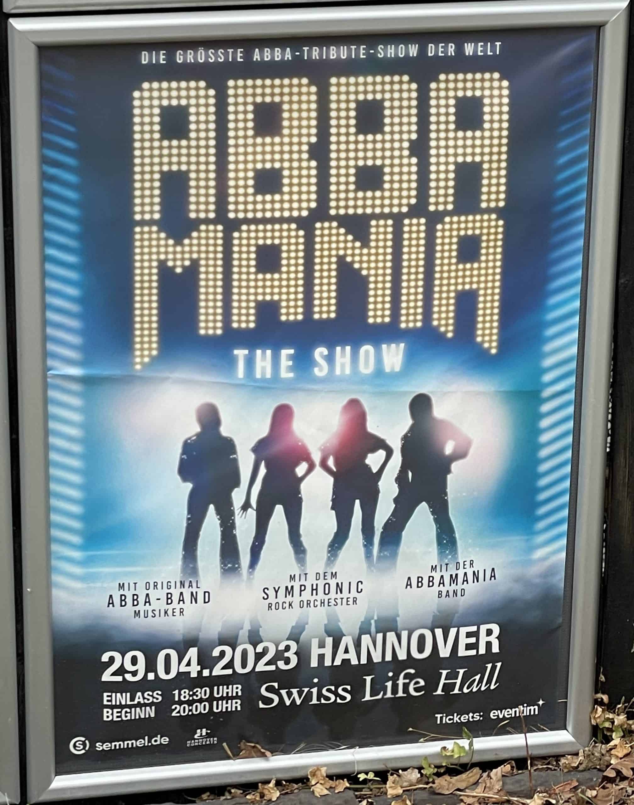 Tourplakat von ABBA Mania