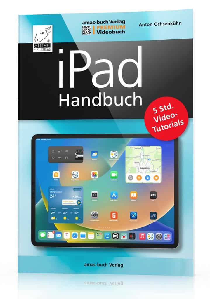 Buchcover iPadOS 16 Handbuch aus dem amac Verlag