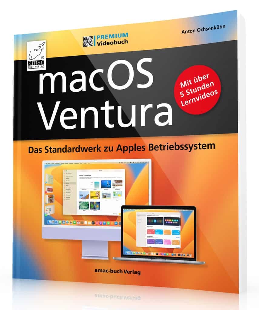 Buchcover macOS Ventura aus dem amac Verlag