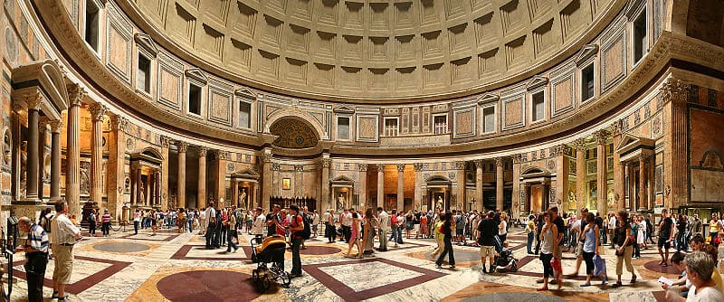 Innenraum des Pantheon heute