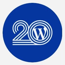 Logo 20 Jahre WordPress