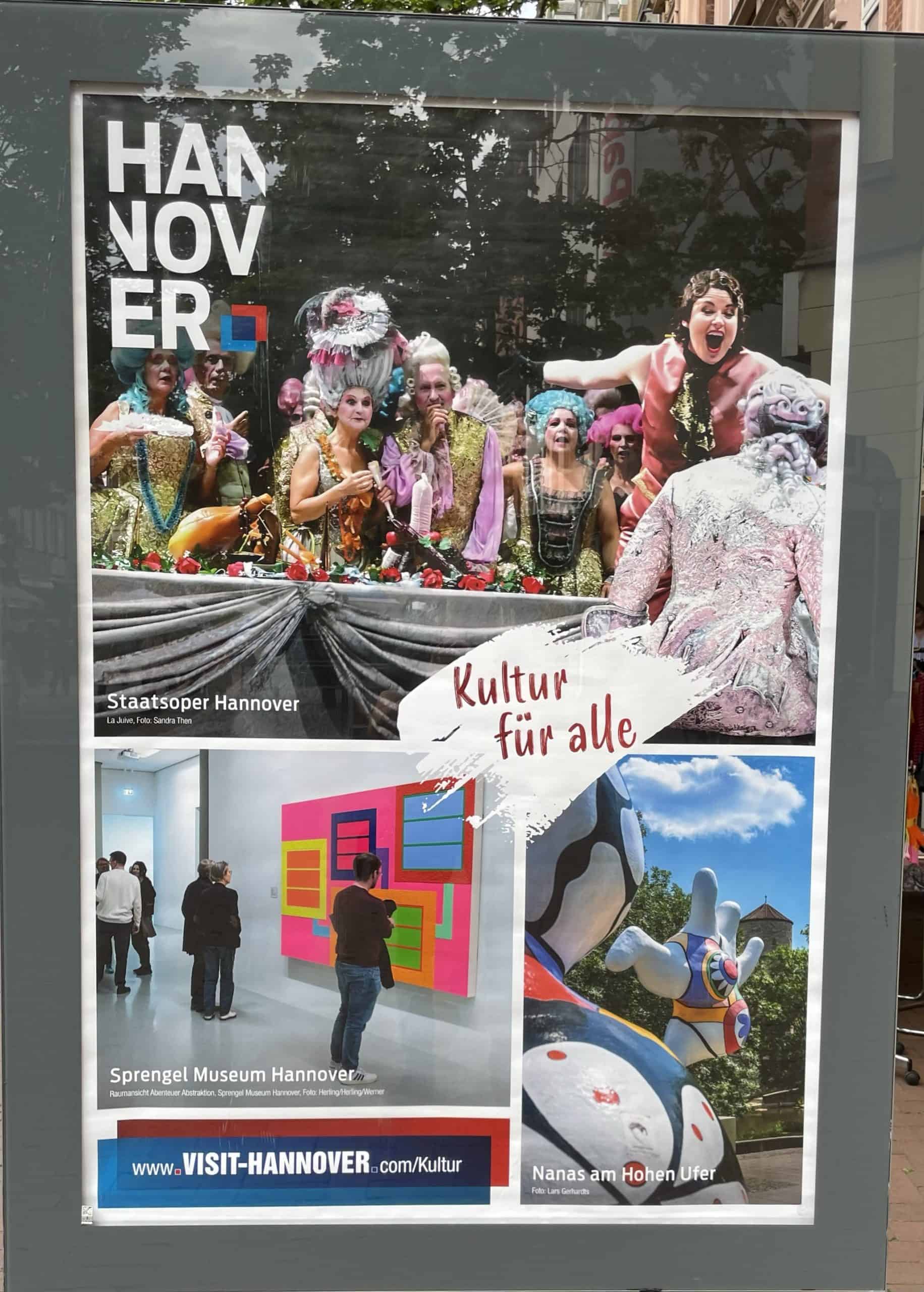 Plakat für Hannover - Kultur für alle