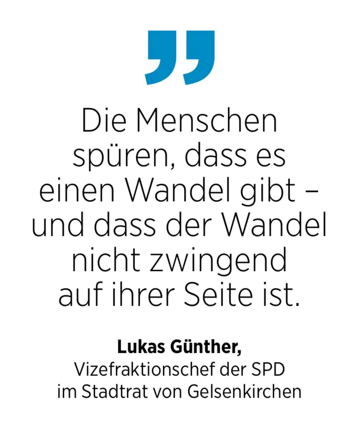 SPD-Lokalpolitiker zur schwierigen Lage in Gelsenkirchen.