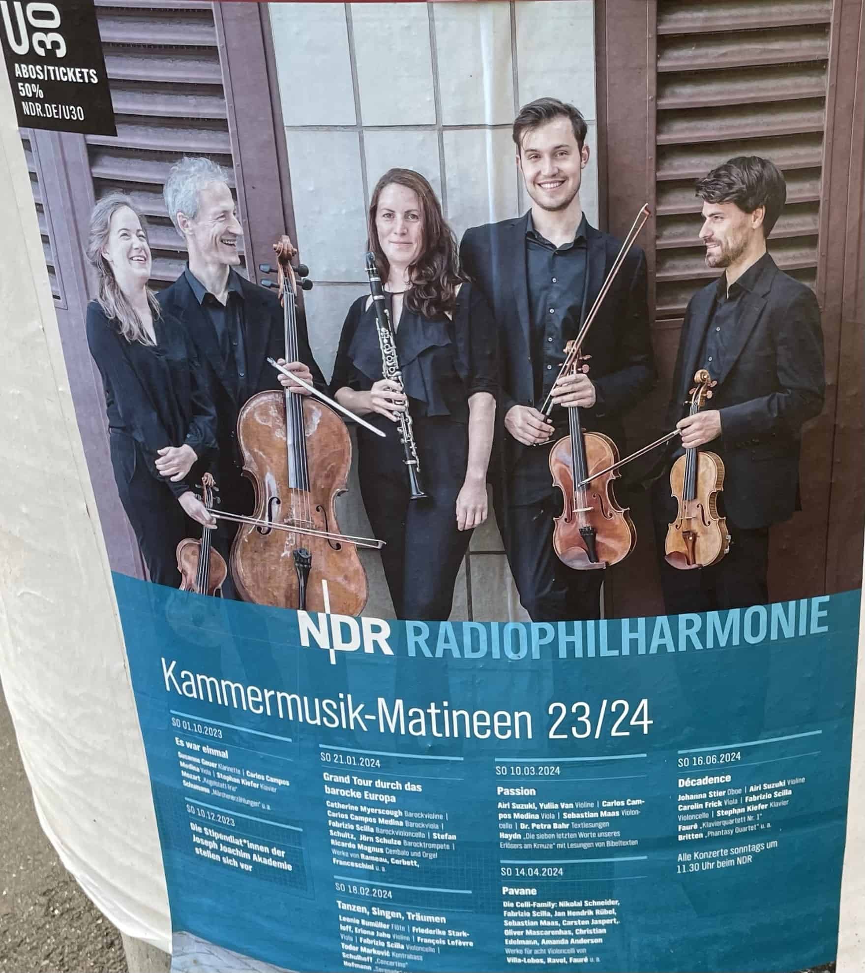 NDR Radiophilharmonie Kammermusik-Matineen 23/24