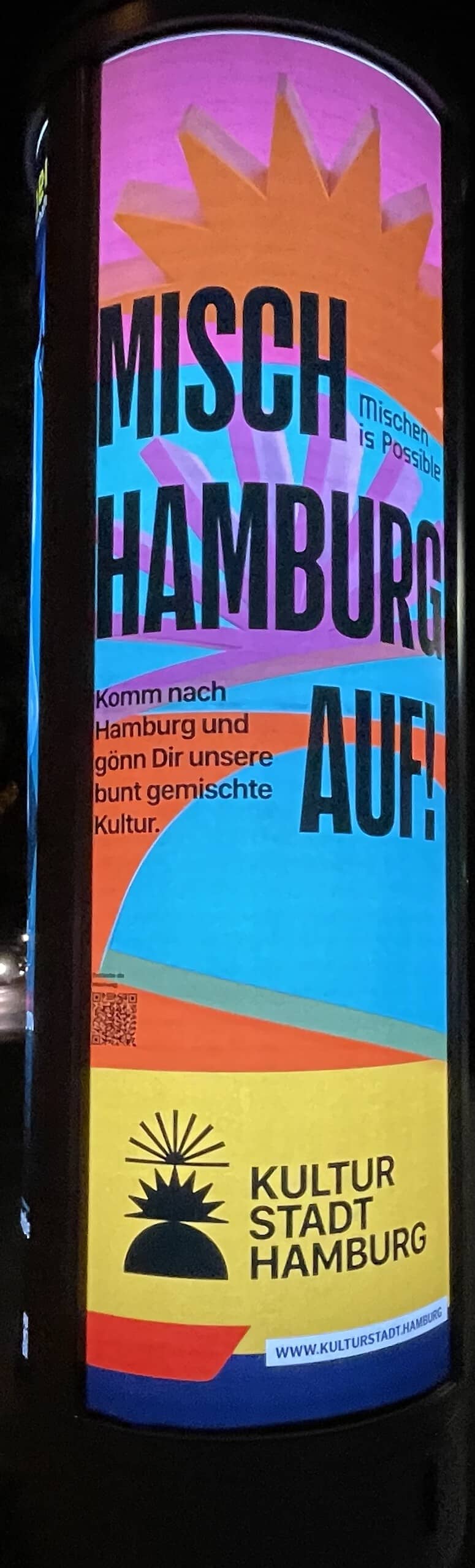 KULTUR STADT HAMBURG: Misch Hamburg auf - Litfaßsäulenreklame