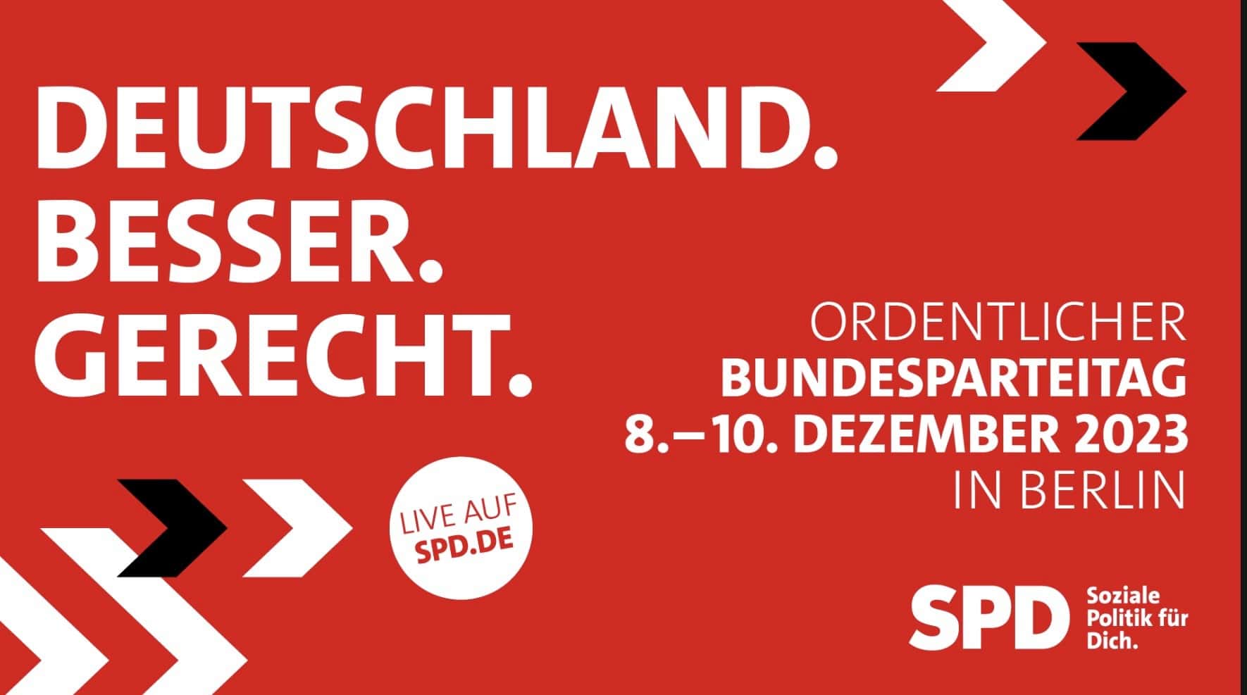 SPD-Bundesparteitagsbanner