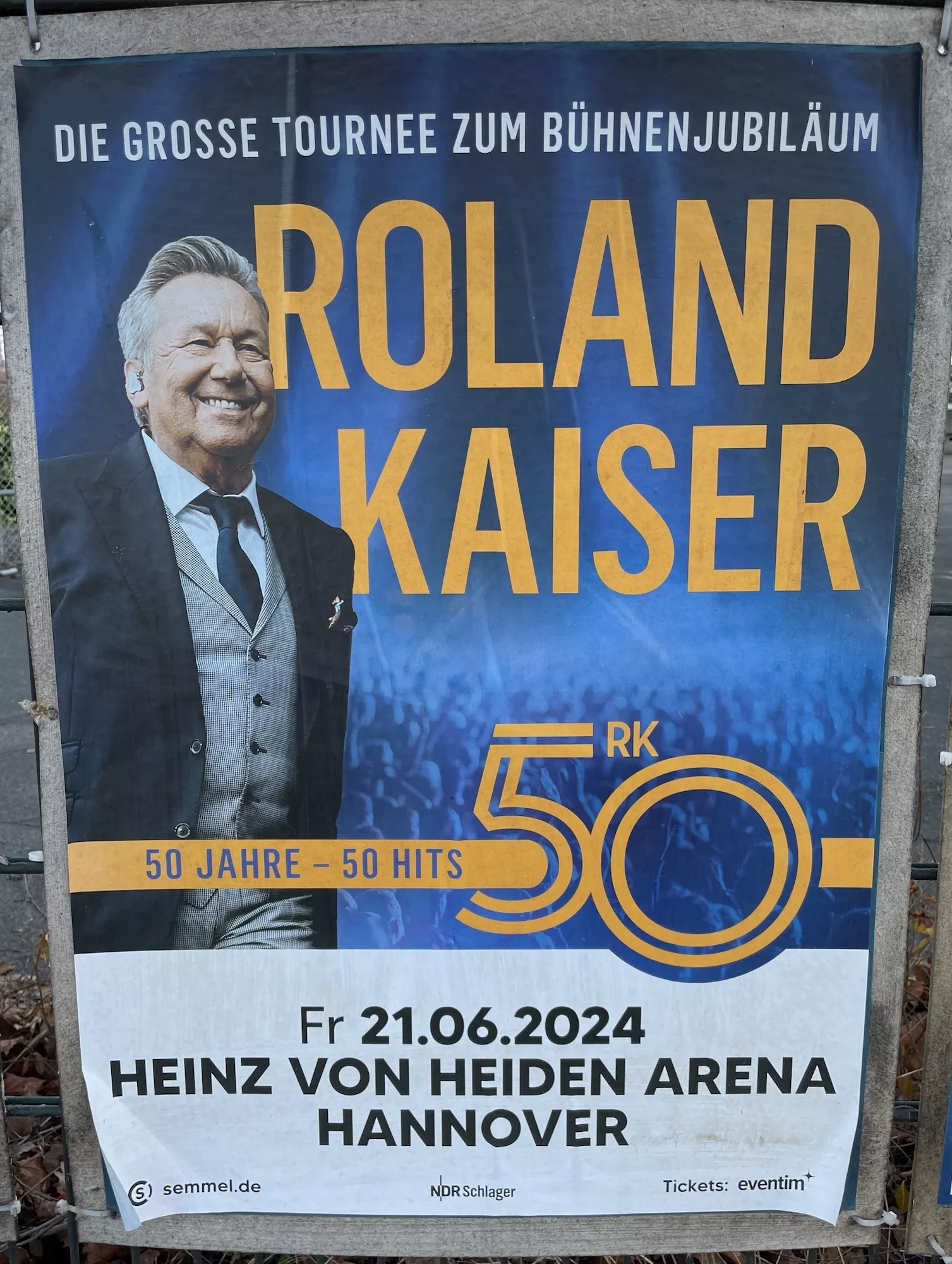 50 Jahre Roland Kaiser Konzert