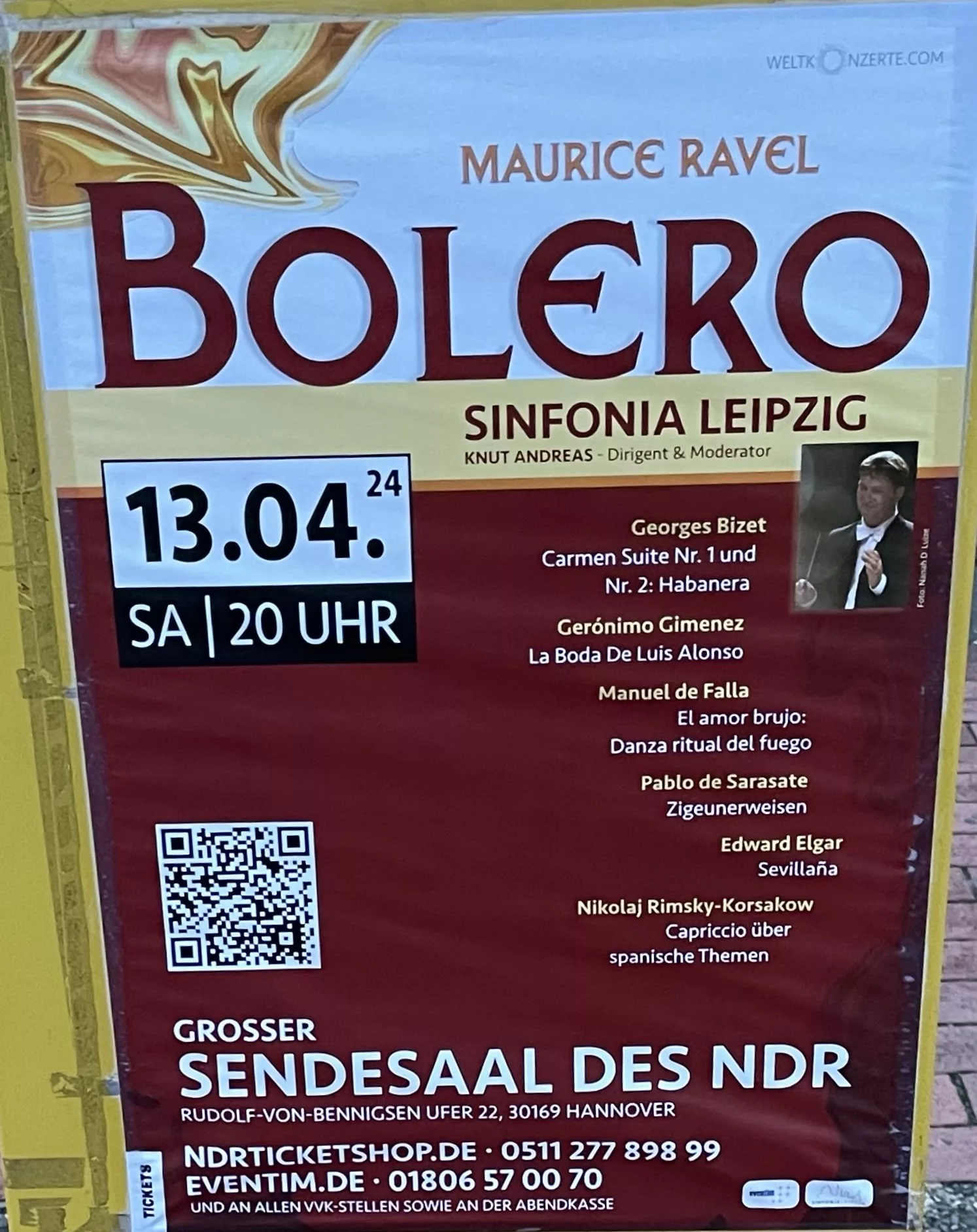 Bolero vonndet Singonia Leipzig im Großen Sendesaal des NDR