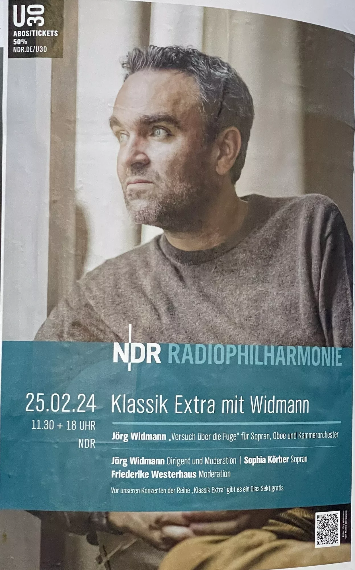 NDR Radiophilharmonie: Konzert mit einem Klassik Extra mit Widmann