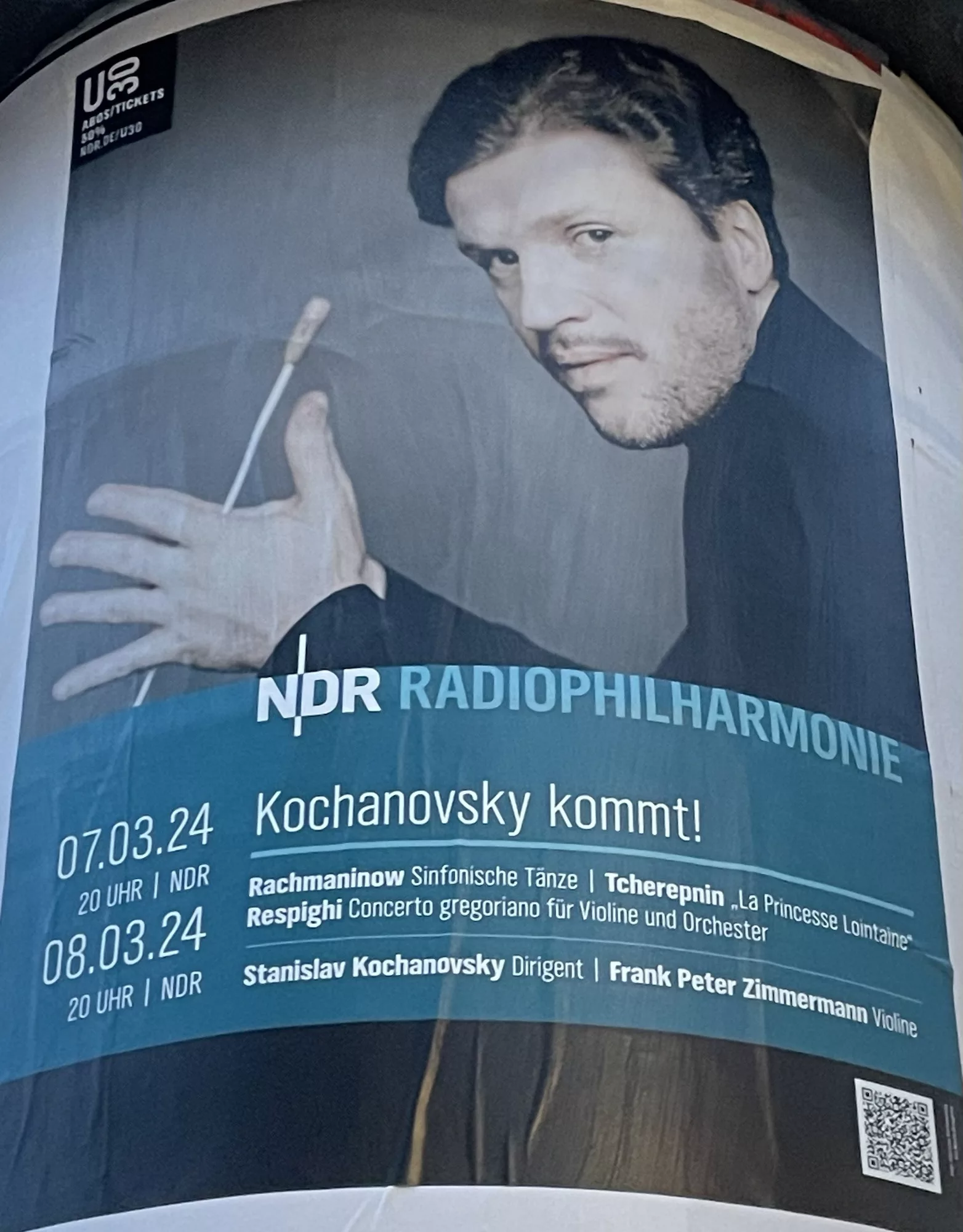 NDR Radiophilharmonie: Konzert von Kochanovsky mit verschiedenen Komponisten