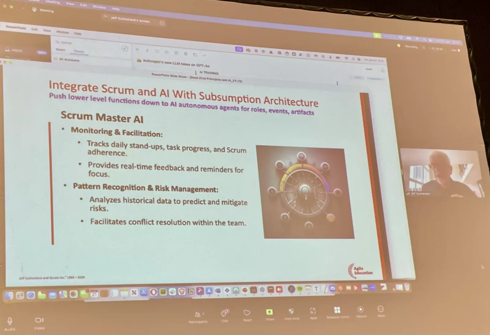 Die Rolle des ScrumMaster AI wird vorgestellt.