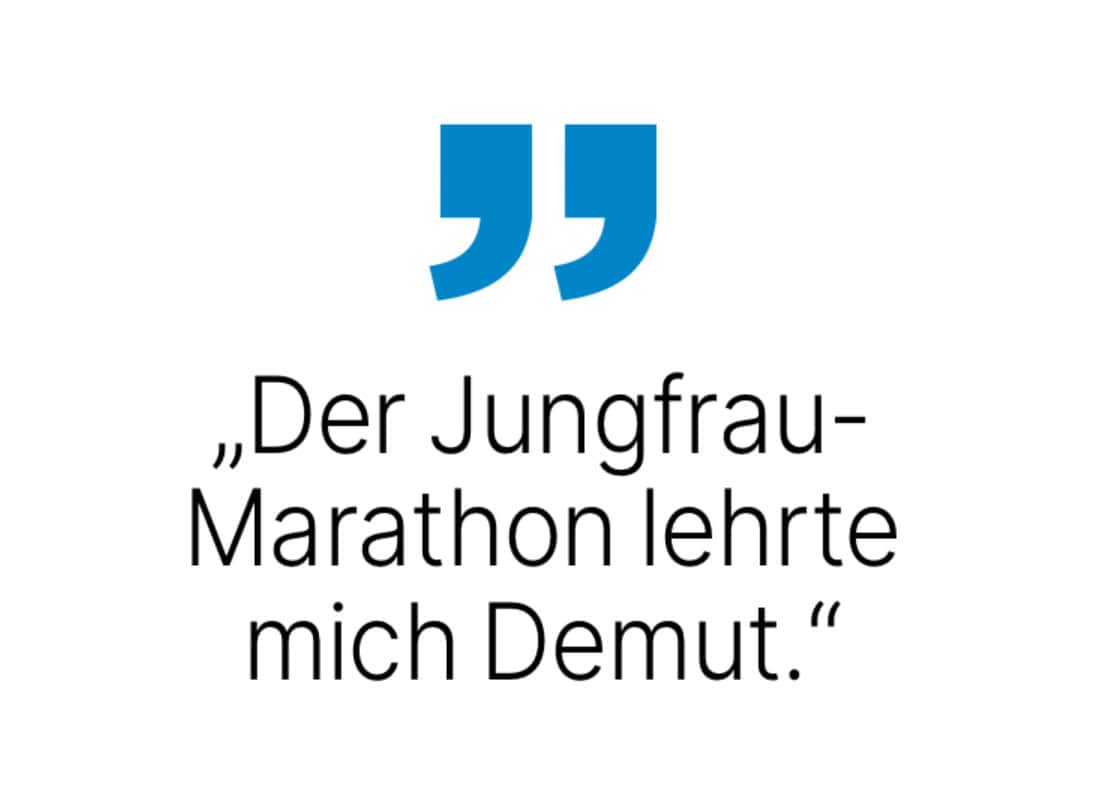 Jörg Arnold, scheidender Swiss-Life-Deutschland-Chef: Der Jungfrau-Marathon lehrte mich Demut.