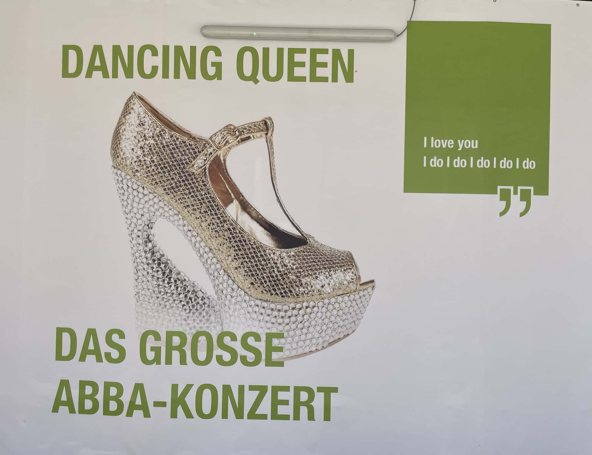 Plakat ABBA in Bad Gandersheim