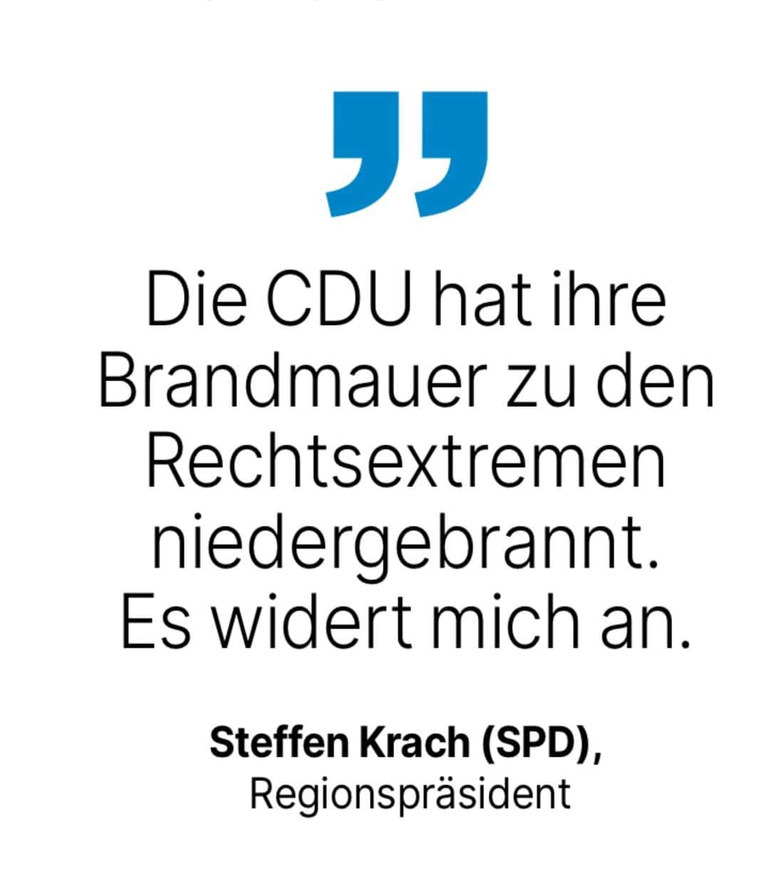 Steffen Krach (SPD), Regionspräsident: Steffen Krach (SPD), Regionspräsident