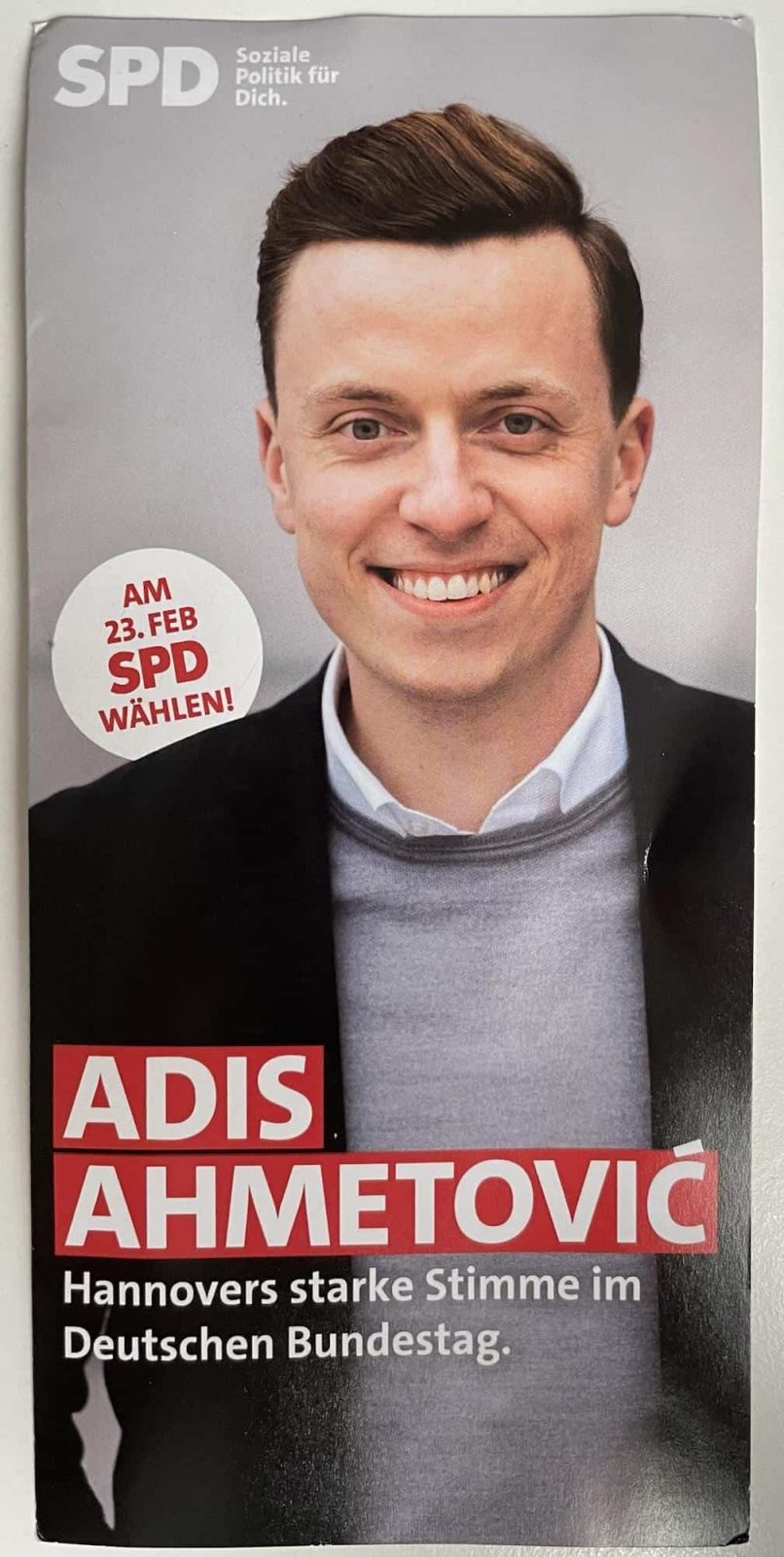 SPD awahlflyer von ADIS AHMETOVIC