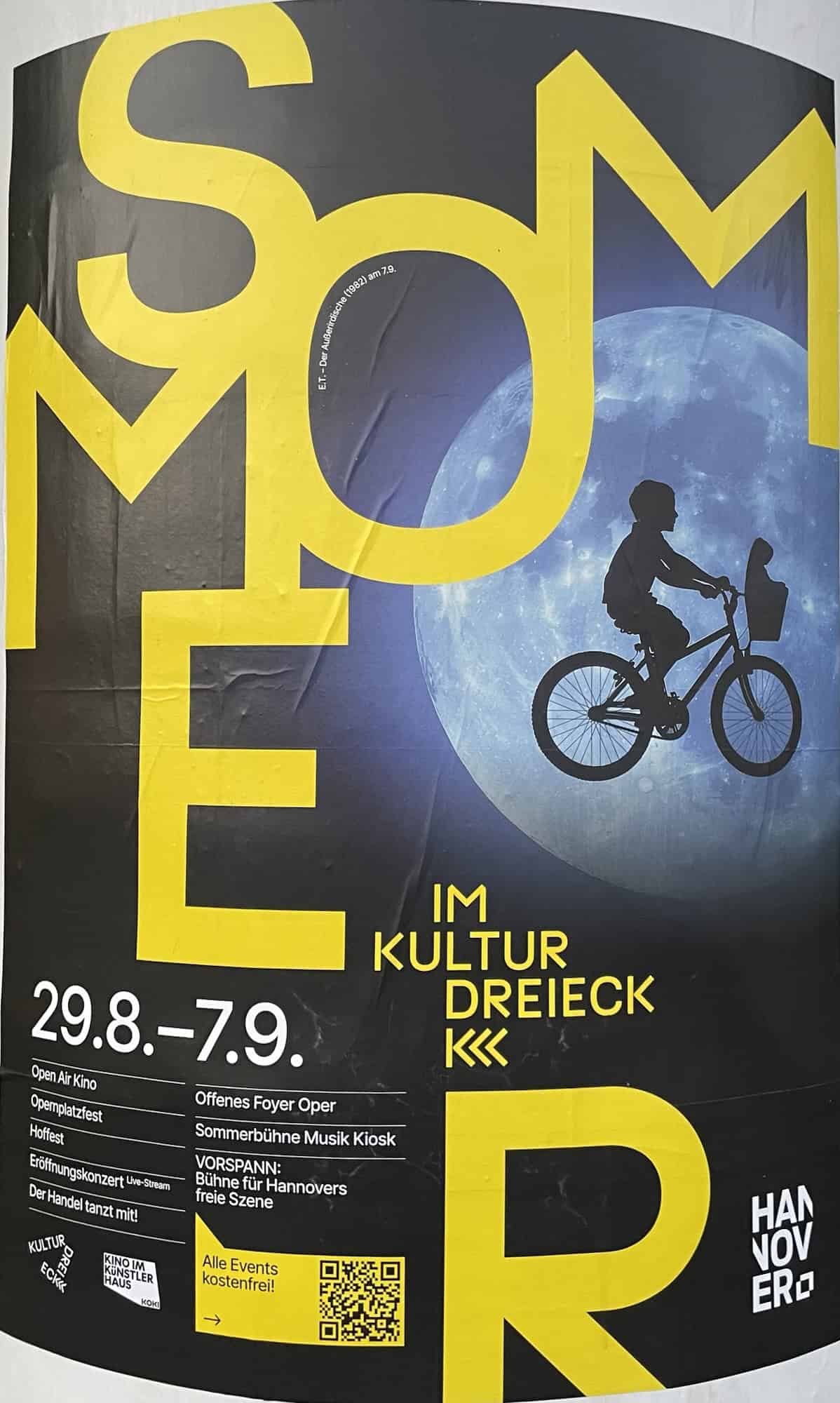 Litfaßsäulenplakat SOMMER IM KULTUR DREIECK