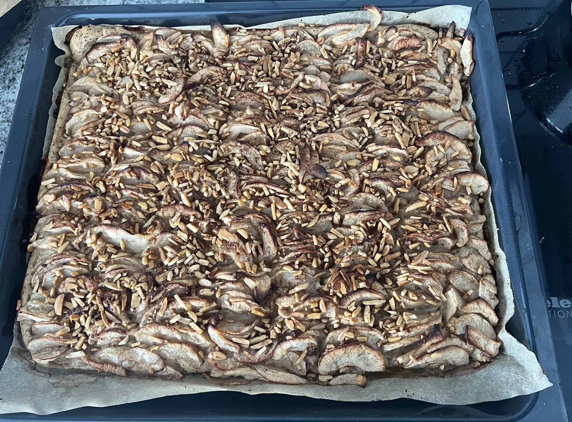 Blechfrischer aapfelkuchen