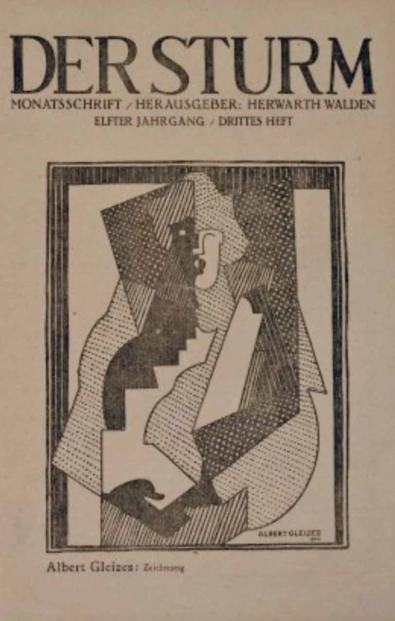 Cover vom 'Der Sturm' aus 1920, in dem Schwitters Hannover-Gedicht erschien.