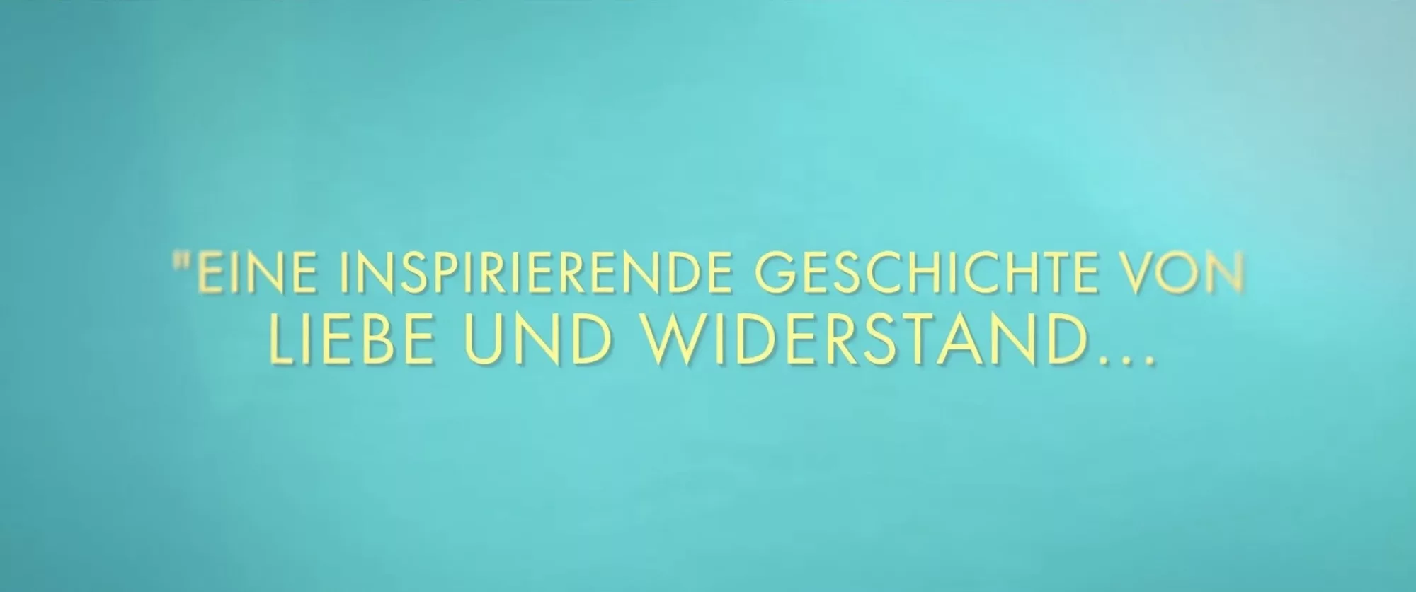 EINE INSPIRIERENDE GESCHICHTE VON LIEBE UND WIDERSTAND....