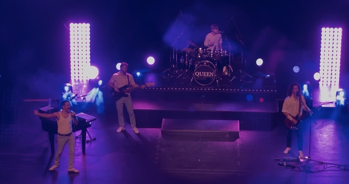 Die Queen Coverband voll im Einsatz.