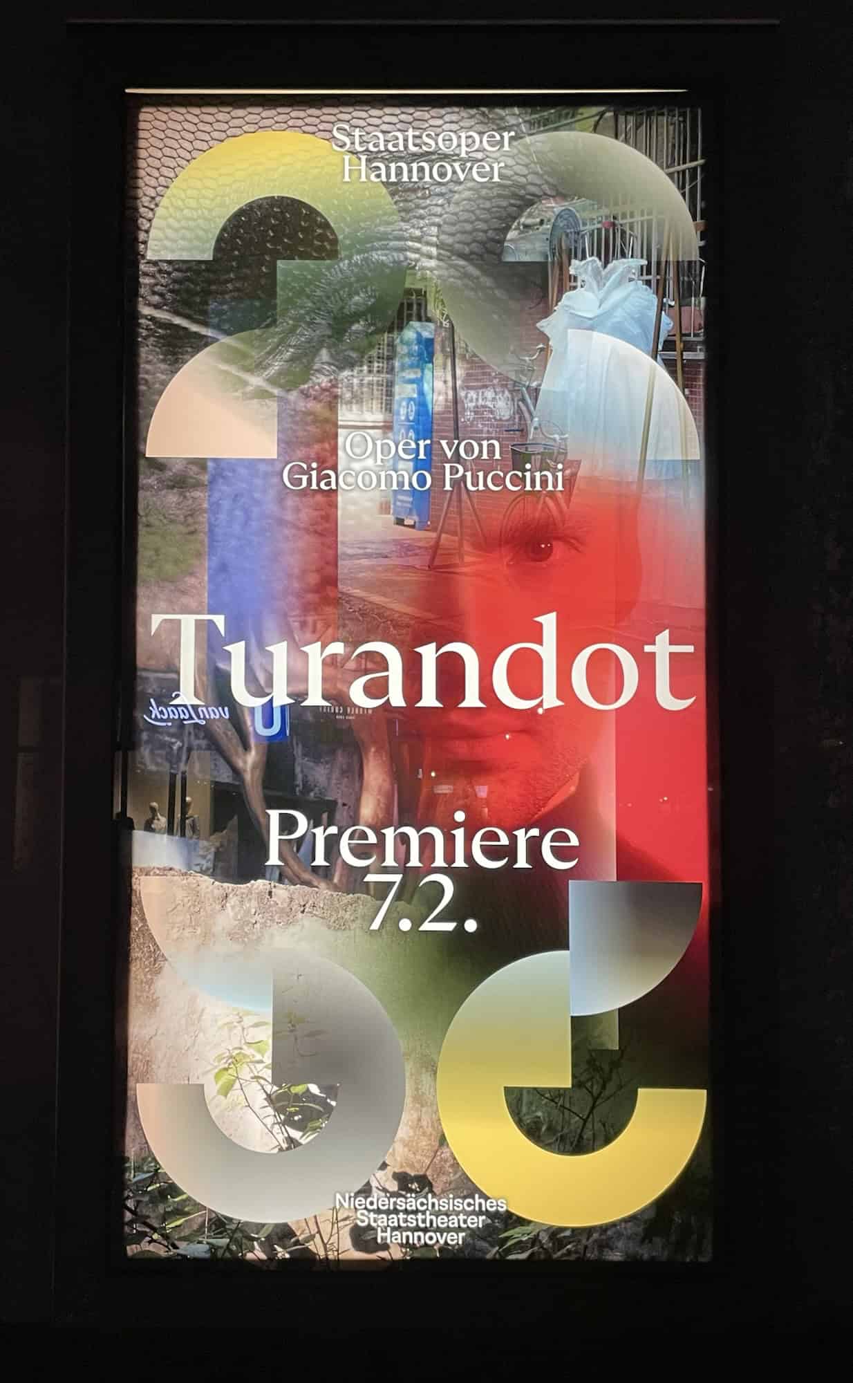 Das Turandot-Opernplakat