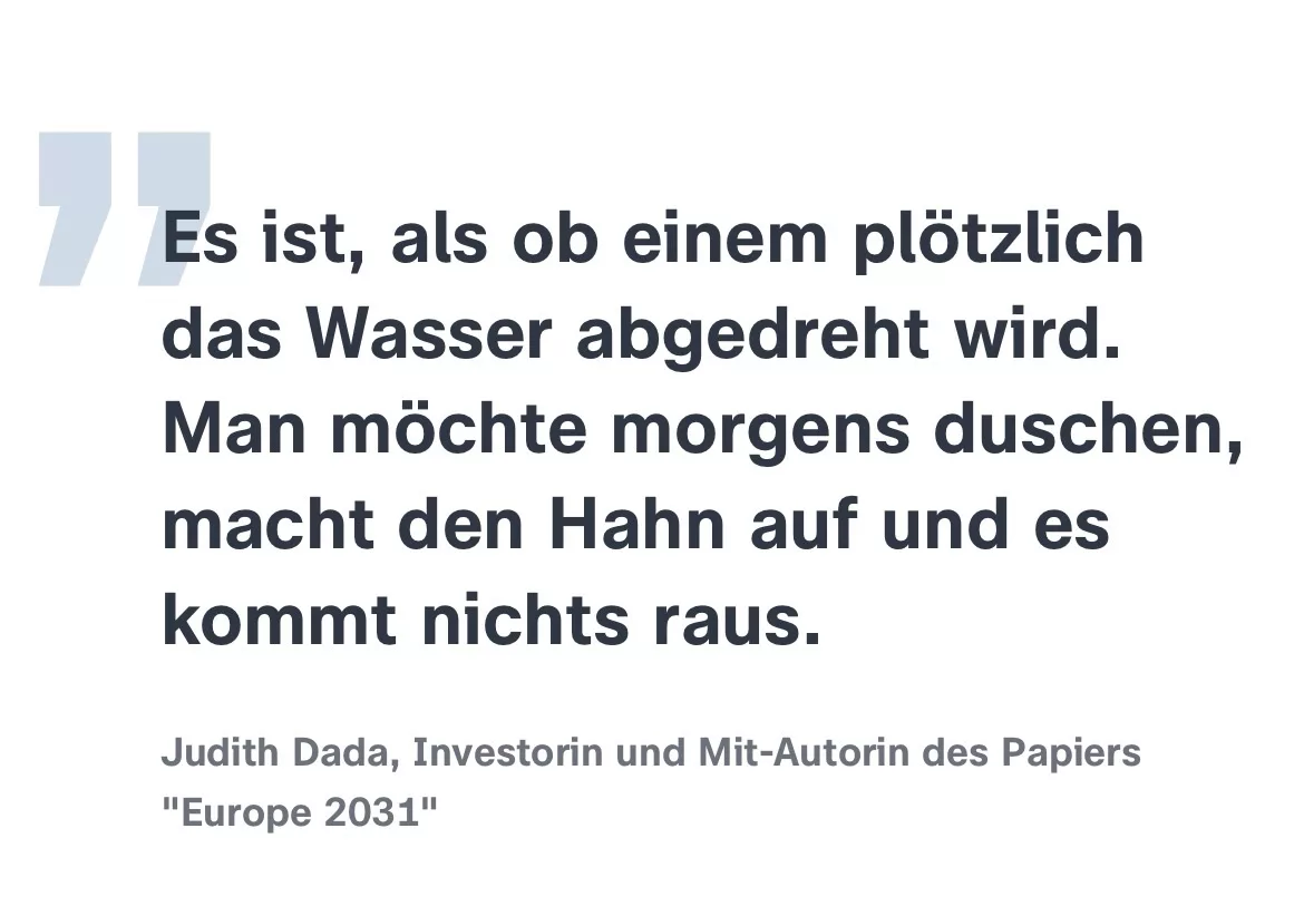 Judith Dada, Investorin und Mit-Autorin des Papiers 