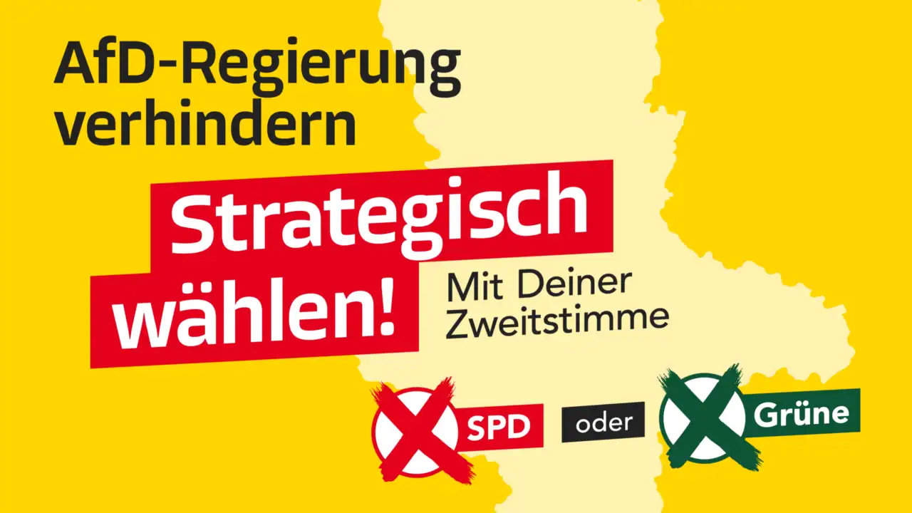 Campact-Wahlempdehlung: AfD-Regierung verhindern Strategisch wählen! Mit Deiner Zweitstimme 