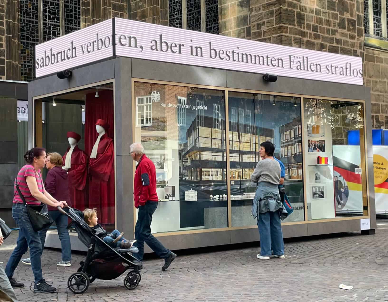 Schaubox des Bundesverfassungsgerichts.