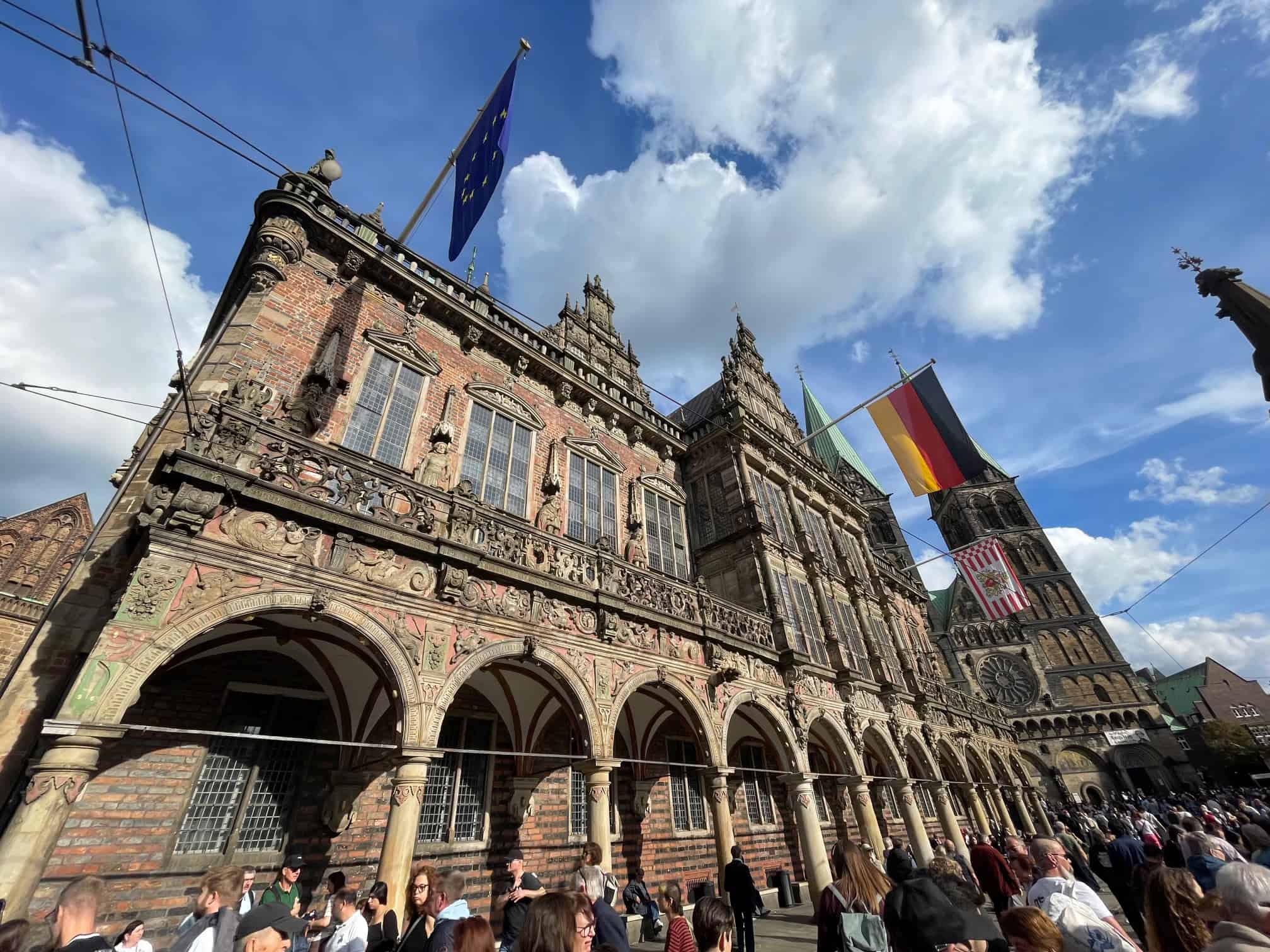 Das alte Bremer Rathaus.