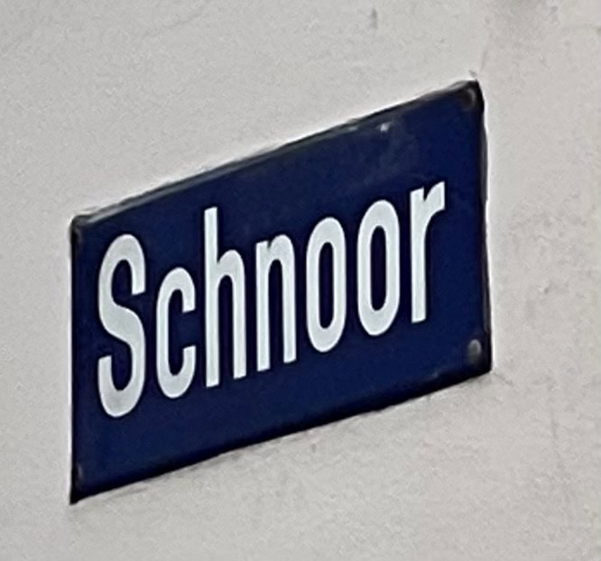 Schild der Schnoor-Straße.