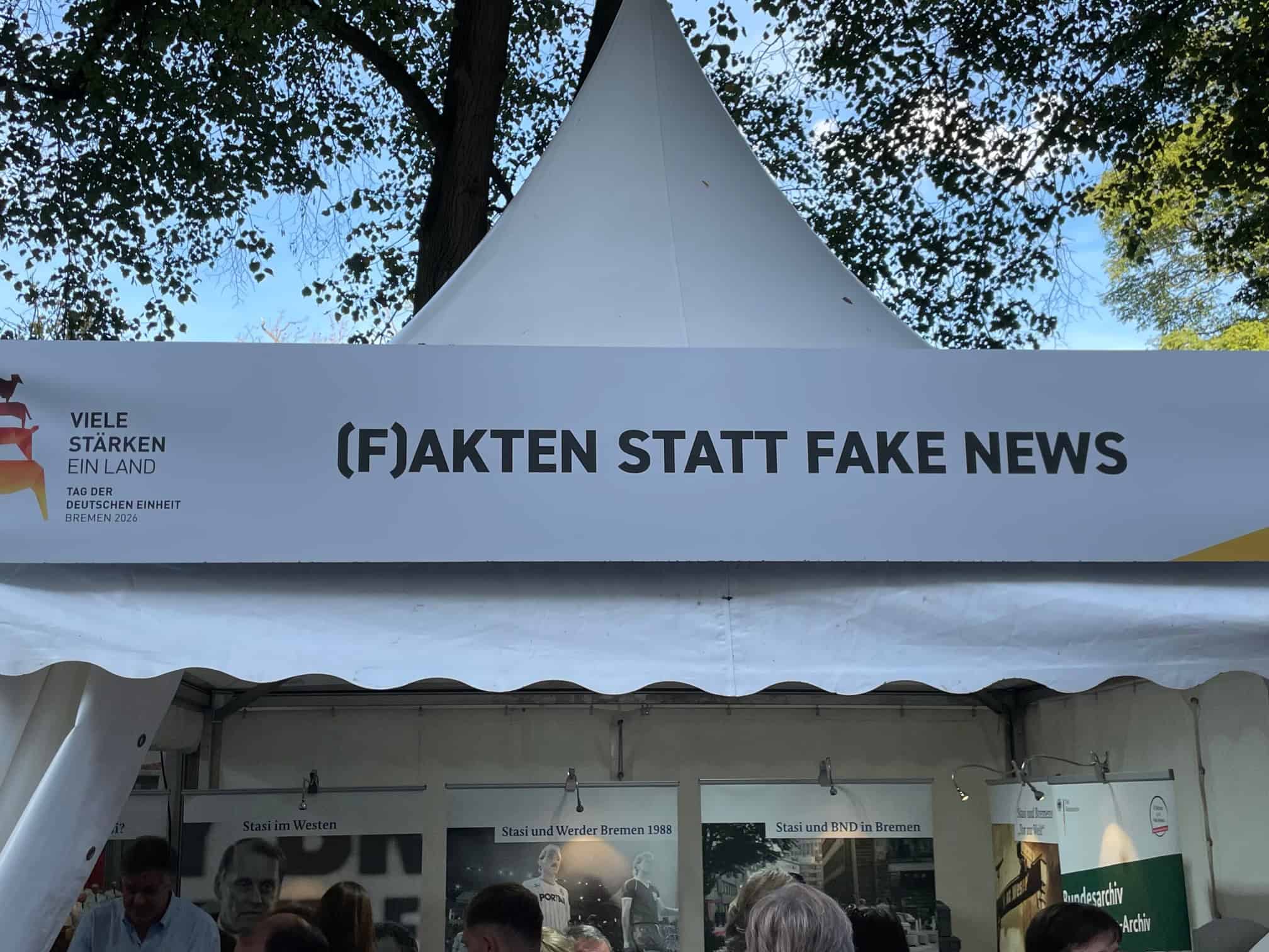 Pavillion (F)akten statt Fake News.
